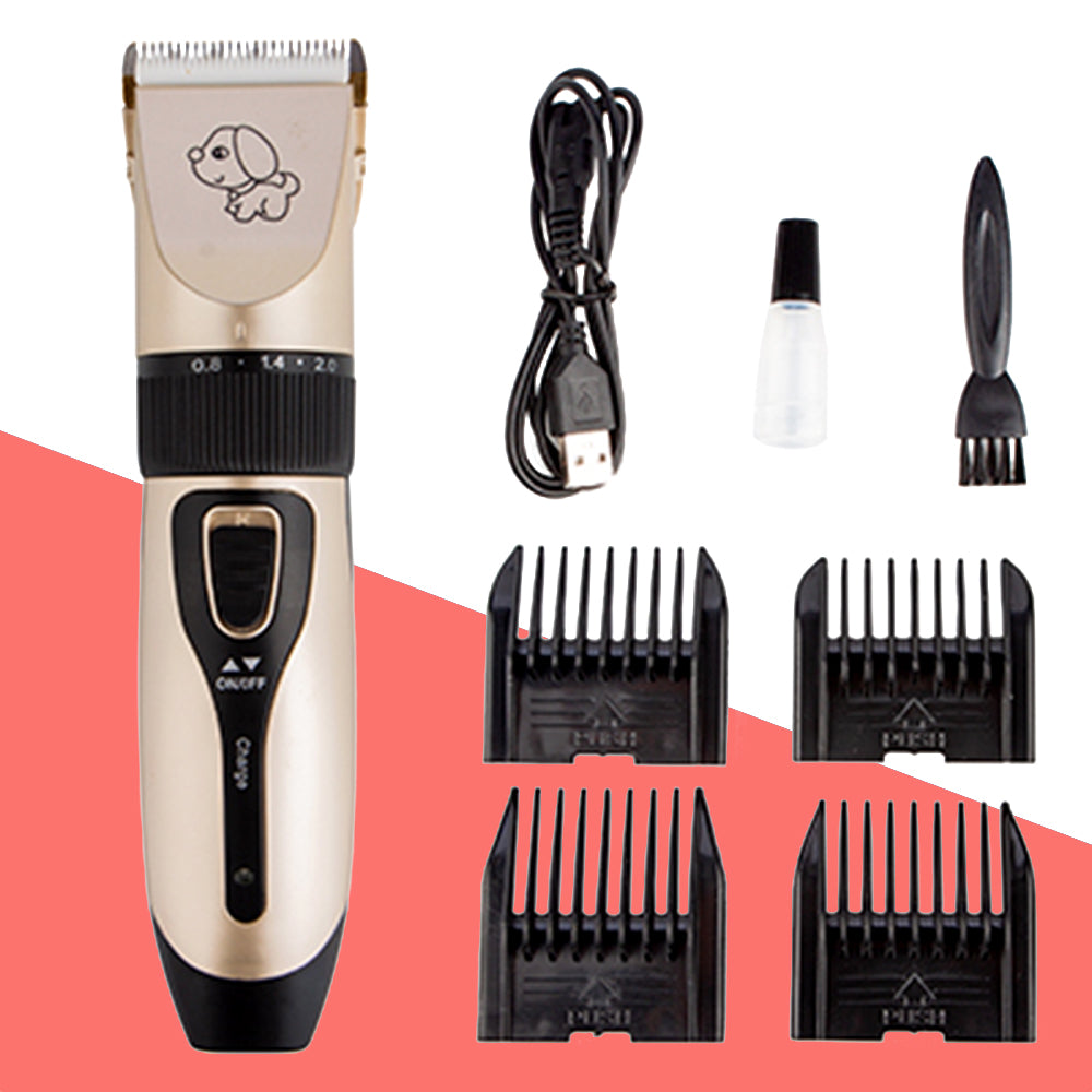 Electrical Dog Hair Trimmer USB Charging Pet Hair Clipper Rechargeable Low-noise Cat Hair Remover